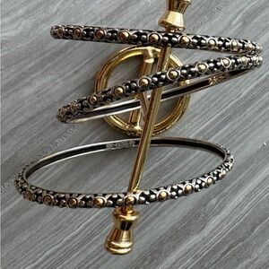 John Hardy Gold and Silver Geometric Bracelet